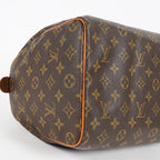 Louis Vuitton Speedy 30 Monogram Canvas Hand Bag Brown Used M41526 08E124070008