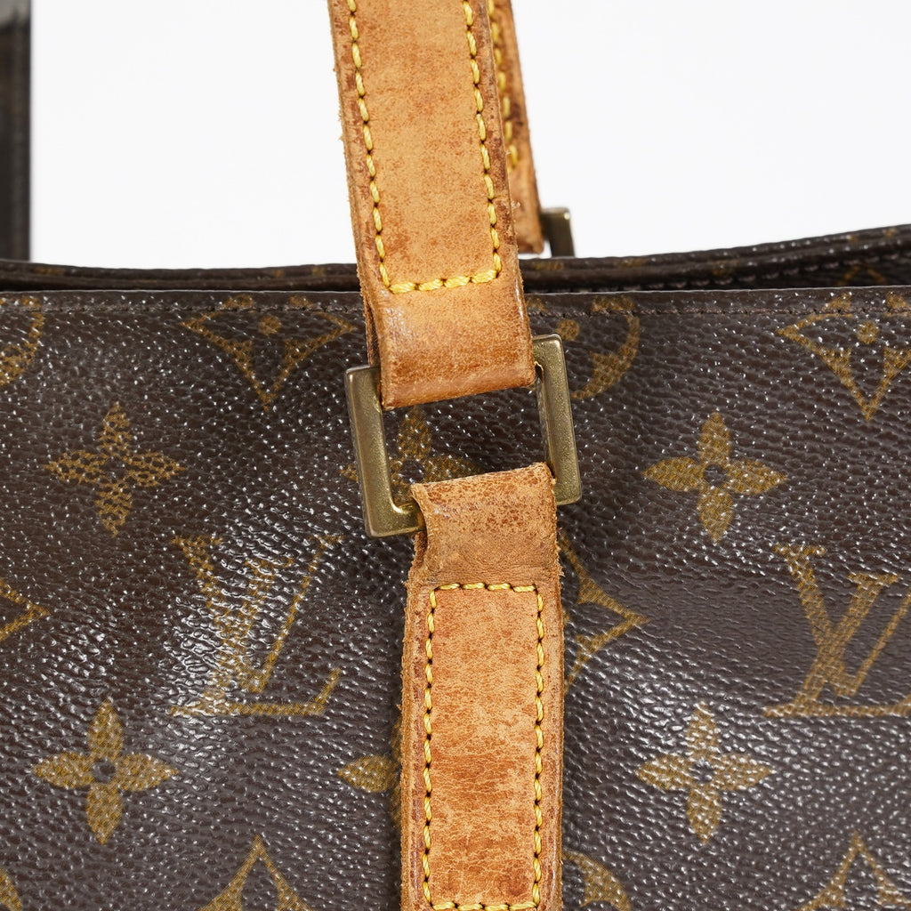 Louis Vuitton Cabas Piano Tote M51148 Monogram Canvas Brown Used 08E072310008