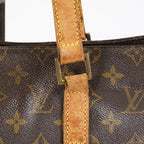 Louis Vuitton Cabas Piano Tote M51148 Monogram Canvas Brown Used 08E072310008