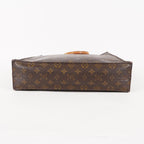 LOUIS VUITTON Sac Plat Handbag Monogram Canvas Brown M51140 06E441980004