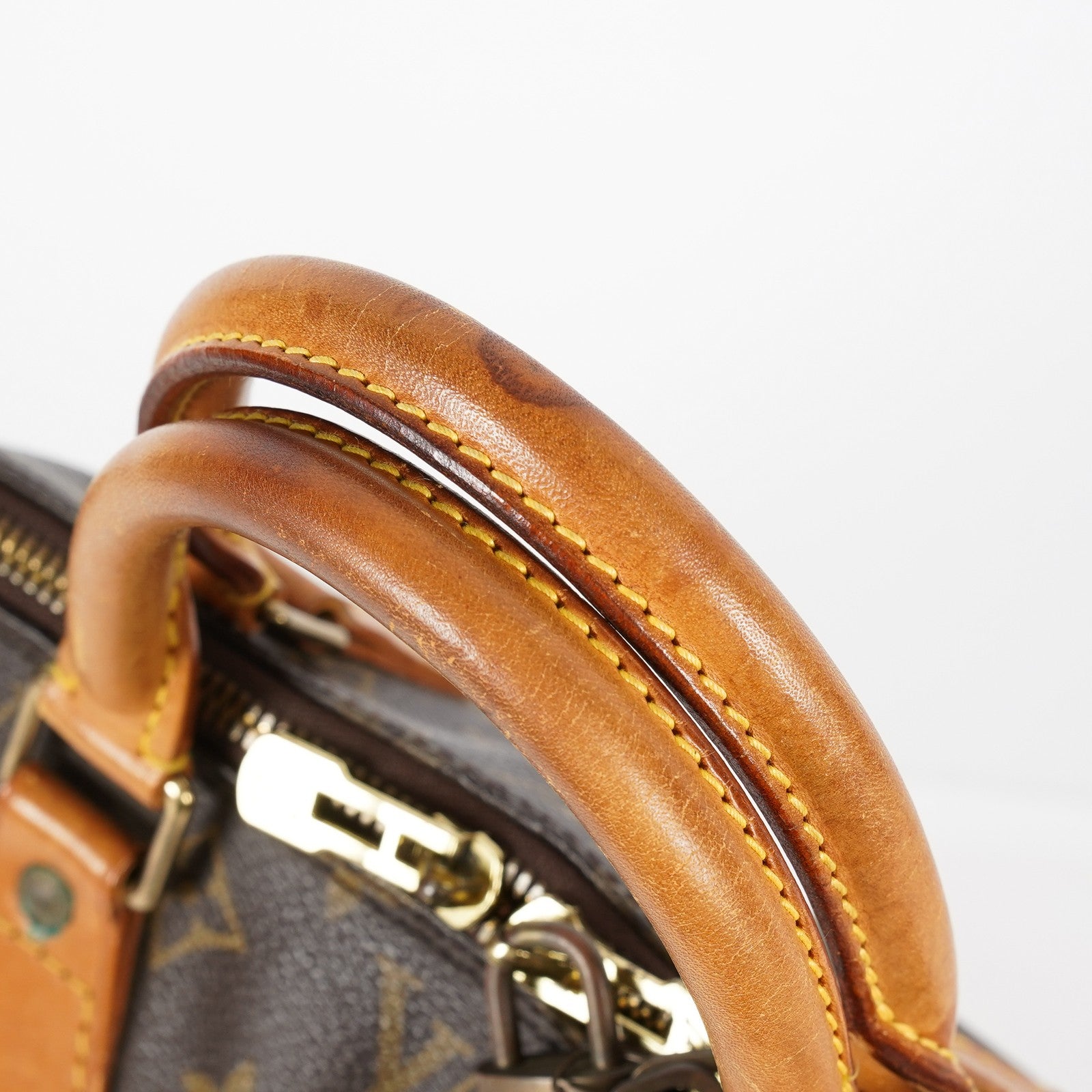 Louis Vuitton Alma PM Monogram Canvas Brown Handbag M51130 Vintage 08A113088803