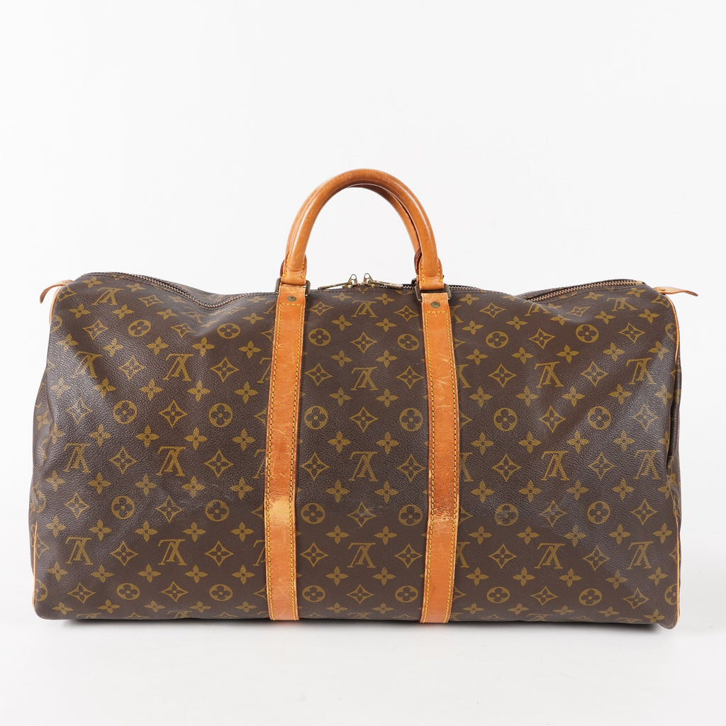 Authentic Louis Vuitton Monogram Keepall 55 Travel Bag M41424 02A194232811