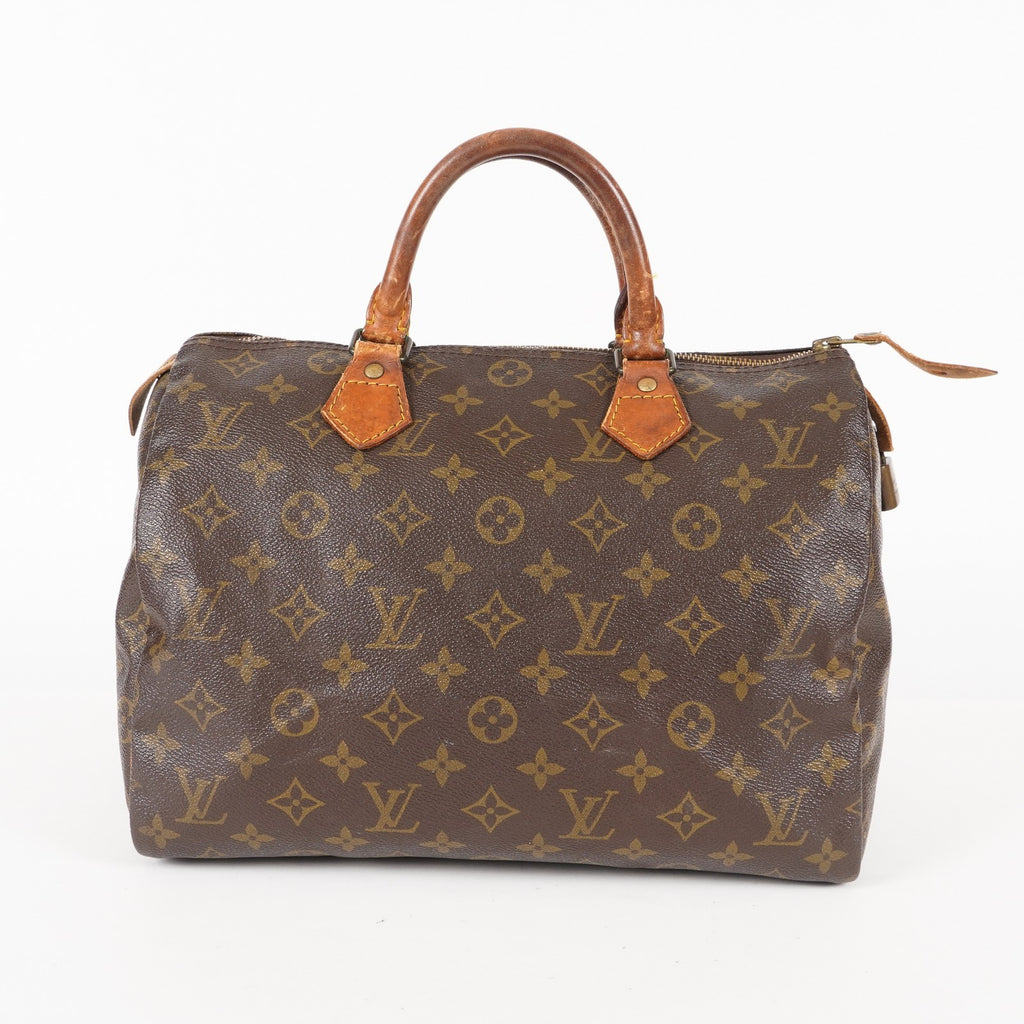 Authentic Louis Vuitton Monogram Speedy 30 Handbag vintage M41526 06E325720010
