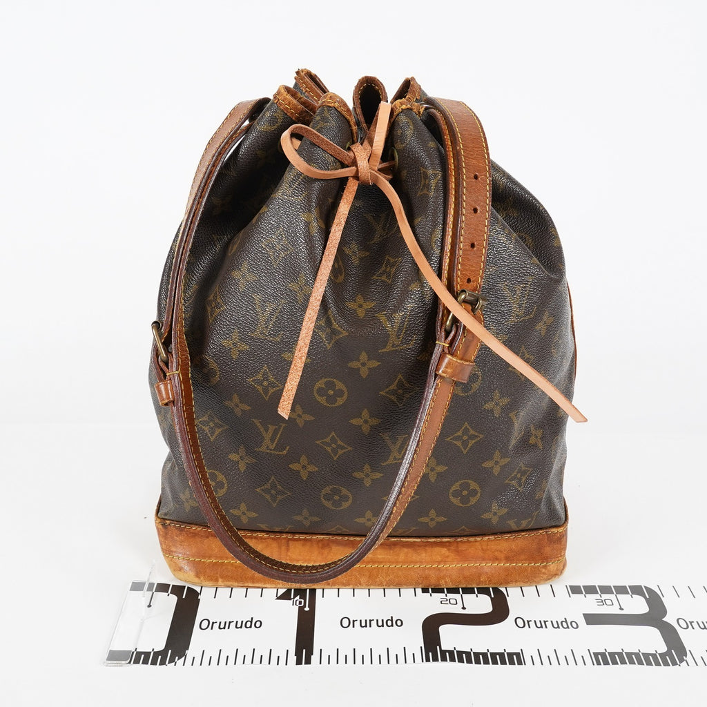 Louis Vuitton Noe M42224 Monogram Canvas Brown Drawstring Bag Used 07A172688431