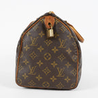 Louis Vuitton Monogram Speedy 30 Boston Handbag Brown Canvas M41526 07E124070030