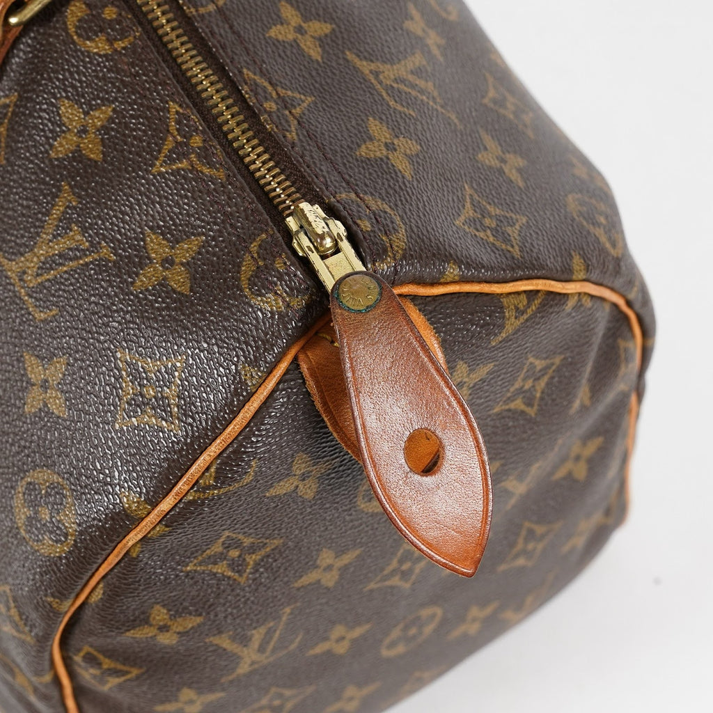 Louis Vuitton Speedy M41524 Monogram Canvas Brown Boston Bag Used 08A336120415