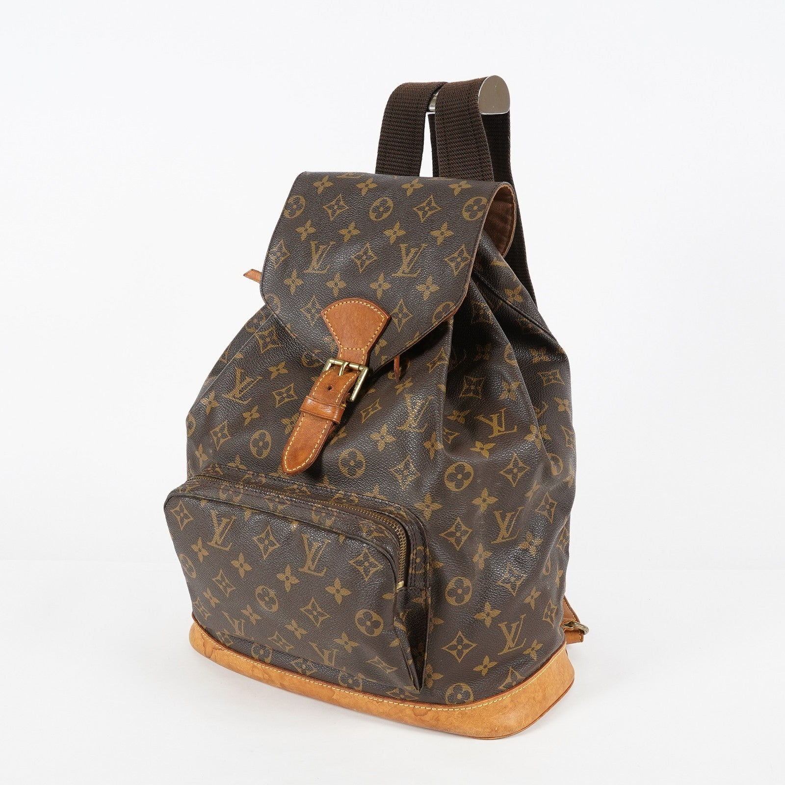 Louis Vuitton M51135 Monogram Montsouris GM Backpack Brown Used 07E074730027