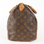 Authentic Louis Vuitton Monogram Speedy 35 M41524 Handbag 01E054950021
