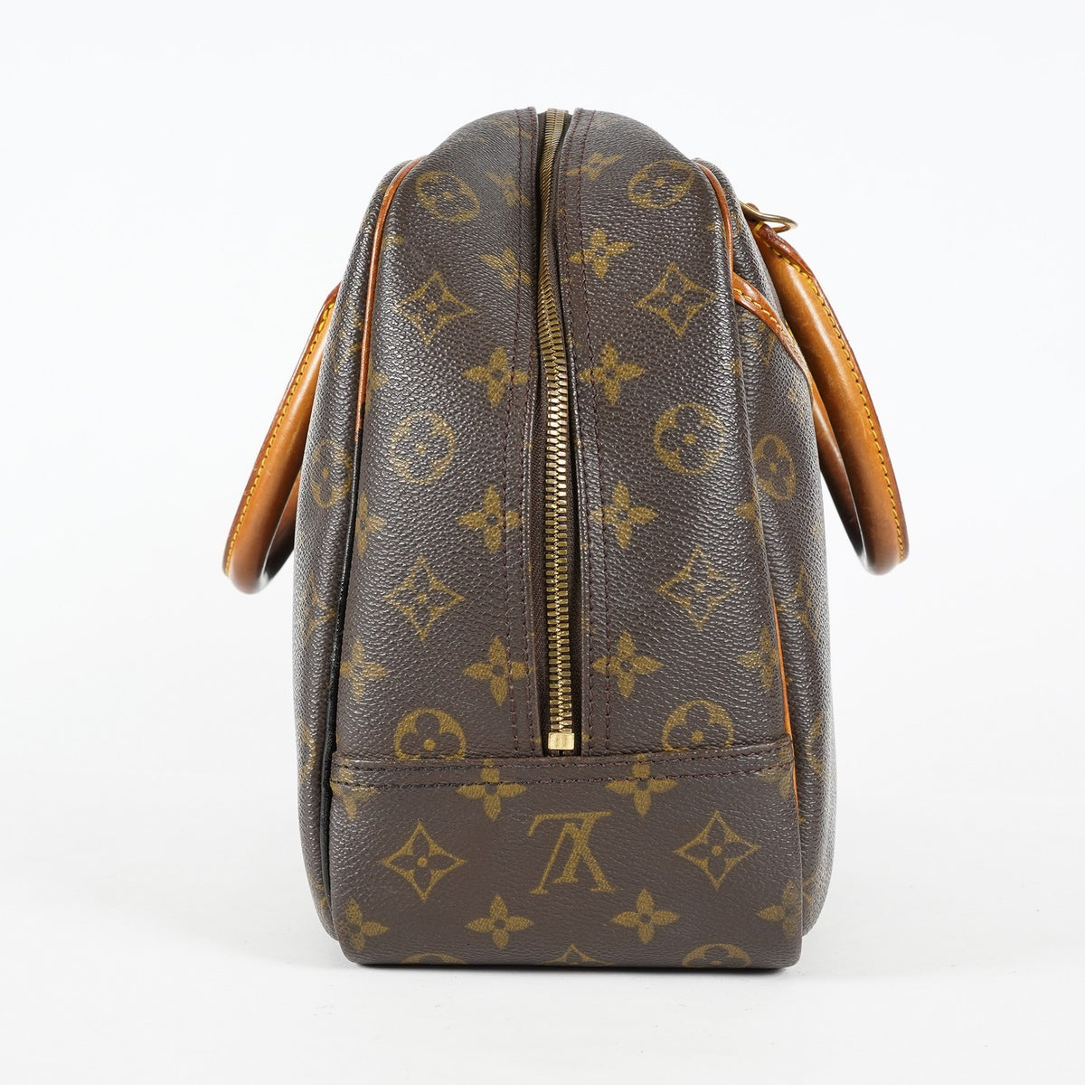 Louis Vuitton Deauville M47270 Monogram Canvas Brown Used Handbag 09M452945808