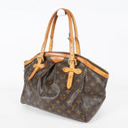 Louis Vuitton Monogram Tivoli M40143 Used Brown Canvas Handbag Tote 08E114510002