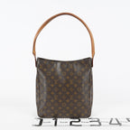 Louis Vuitton Looping GM Monogram Brown Shoulder Bag Vintage M51145 07E243410025