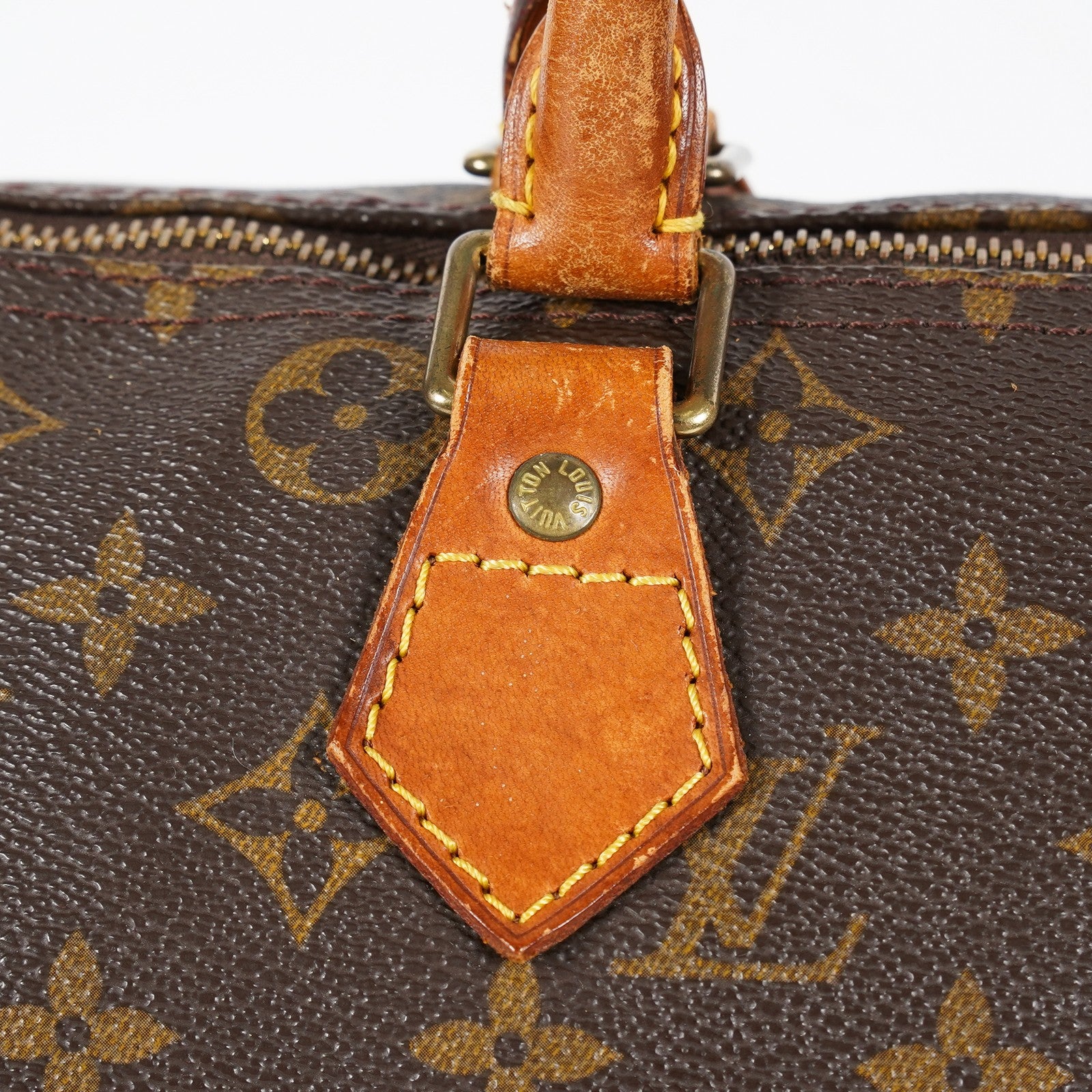 Louis Vuitton Speedy 30 M41526 Monogram Canvas Brown Used Handbag 08A045090803