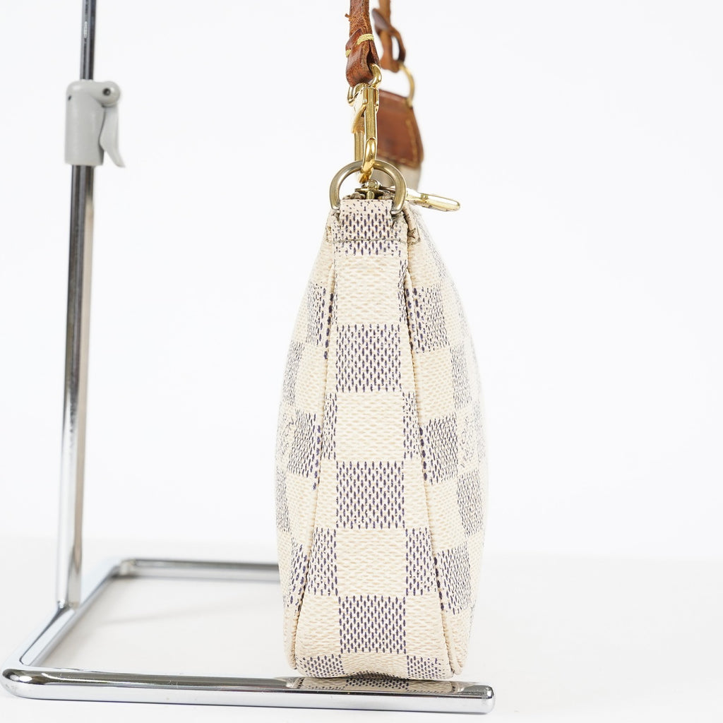 Louis Vuitton Damier Azur Pochette Accessoires N51121 Vintage Used 08A022516803