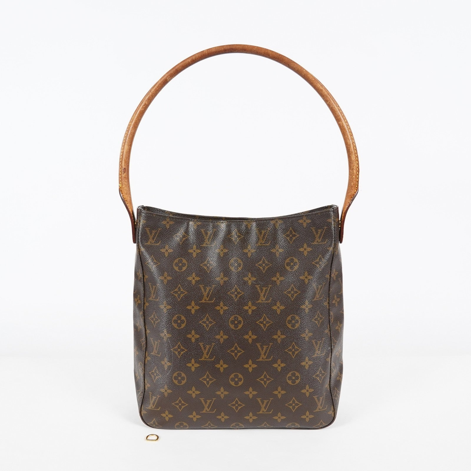 Louis Vuitton Looping GM Monogram Brown Shoulder Bag M51145 Vintage 07E163300012