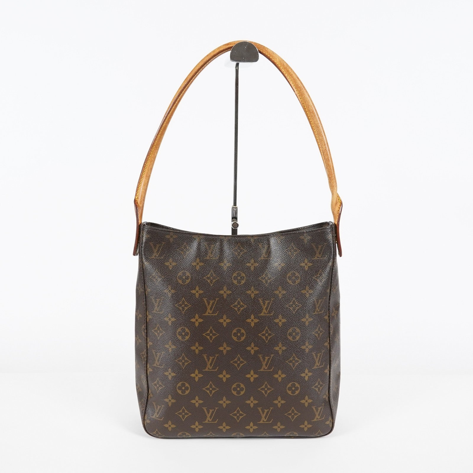 Louis Vuitton Looping GM M51145 Monogram Brown Shoulder Bag Vintage 07E033300019