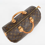 Louis Vuitton Speedy 35 Monogram Brown Canvas Handbag Used M41524 07A266864031
