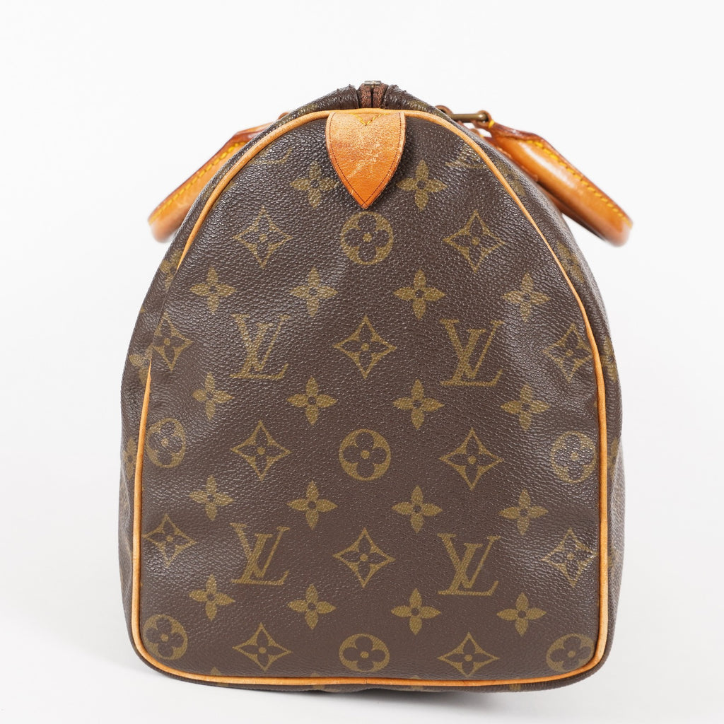 Authentic Louis Vuitton Monogram Speedy 35 Handbag vintage M41524 05E256050016