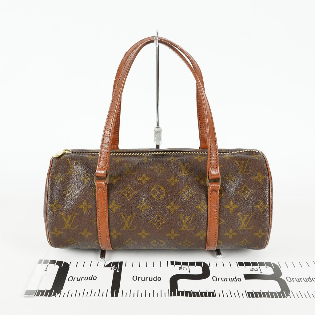 Louis Vuitton Papillon 30 M51385 Monogram Canvas Brown Barrel Bag 09E094180011