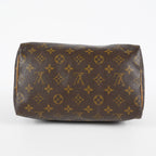 Louis Vuitton Monogram Speedy 25 Handbag M41528 Brown Vintage Used 07E037150029