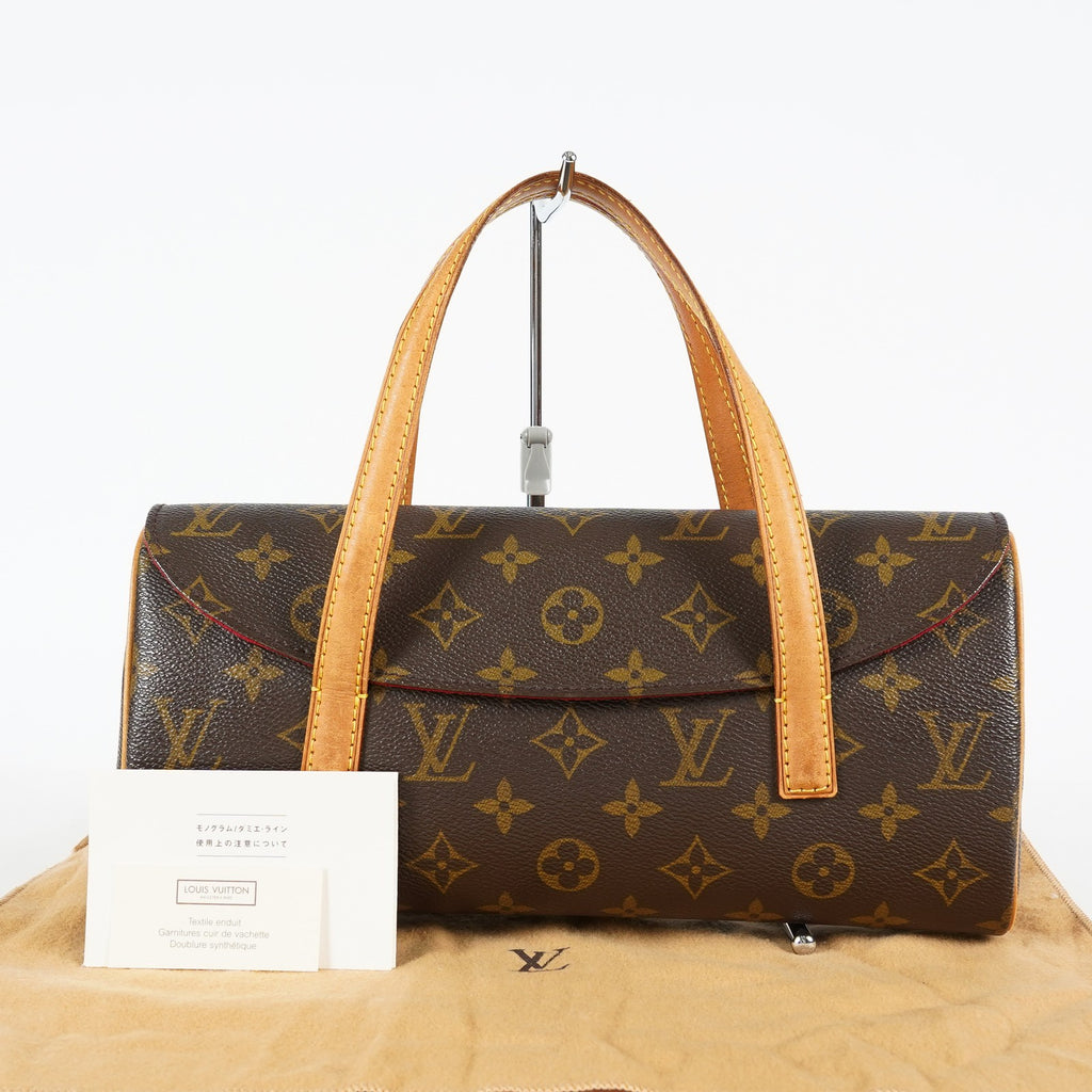 Louis Vuitton Sonatine M51902 Monogram Canvas Brown Handbag Purse 09A035491201