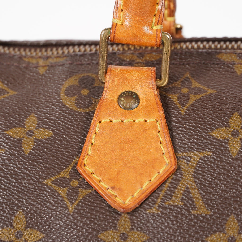 Authentic Louis Vuitton Monogram Speedy 30 Handbag vintage M41526 05E145830029