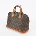 Louis Vuitton Alma PM Monogram Canvas Brown Handbag M51130 Vtg Used 08A242860003