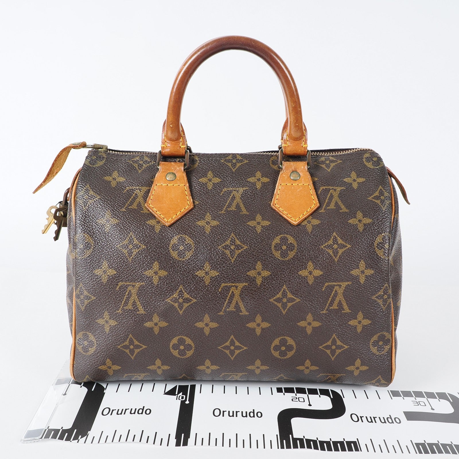 Authentic Louis Vuitton Monogram Speedy 25 Handbag vintage M41528 04A076234807