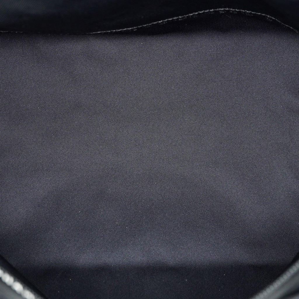Longchamp Le Pliage 2Way Top Handle Bag 28cm Black Nylon Used 08E141320007