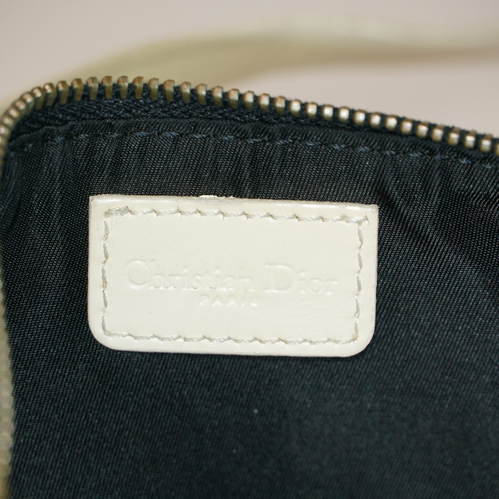  CHRISTIAN DIOR Monogram Mini Saddle Pochette Navy/Black 01E215720008