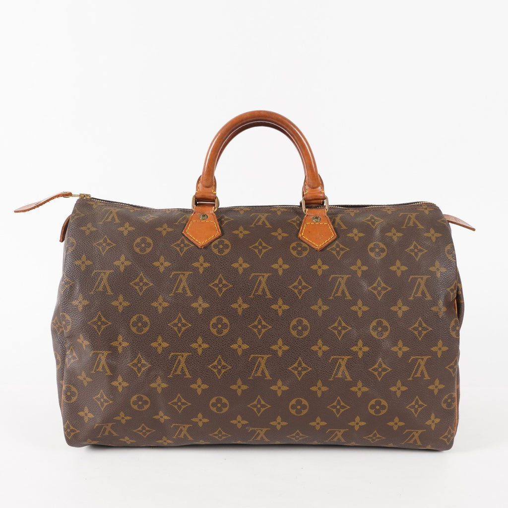 Authentic Louis Vuitton Monogram Speedy 40 Hand Boston Bag M41522 02E325280018