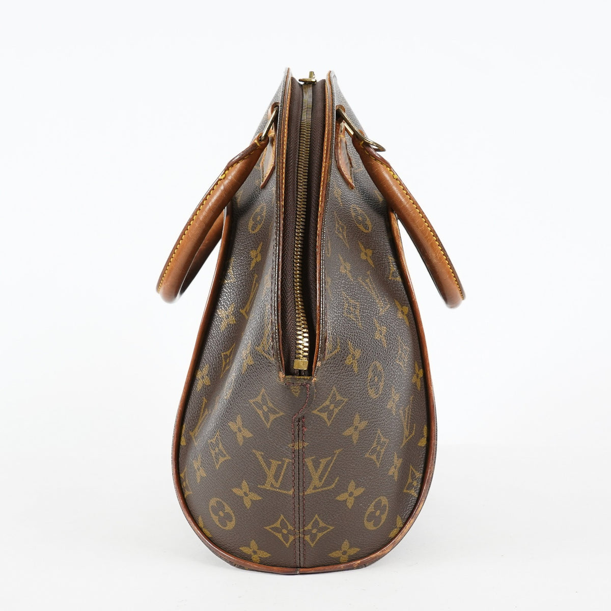 Louis Vuitton Ellipse MM M51126 Monogram Canvas Brown Used Handbag 09M383738908