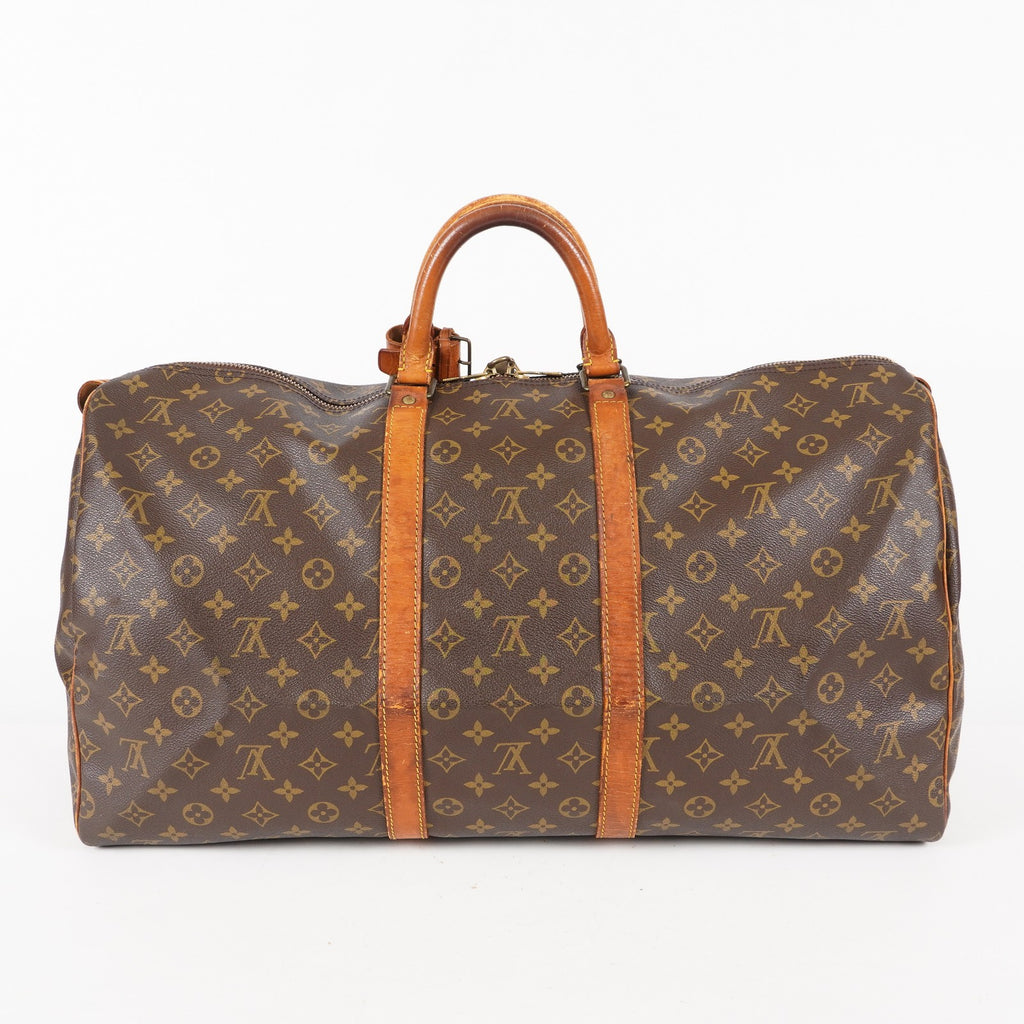 Authentic Louis Vuitton Monogram Keepall 55 Travel Bag M41424 06E193410010