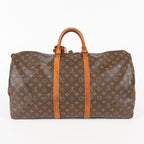 Authentic Louis Vuitton Monogram Keepall 55 Travel Bag M41424 06E193410010