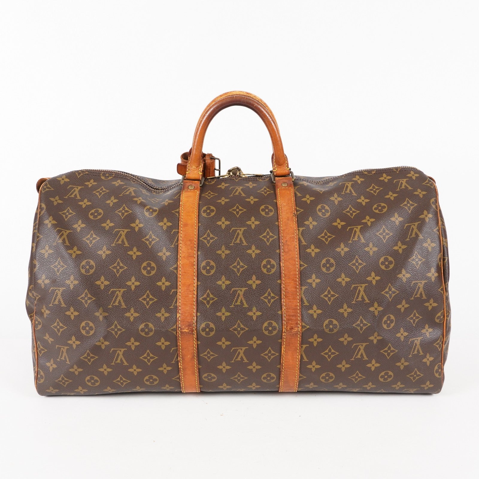 Authentic Louis Vuitton Monogram Keepall 55 Travel Bag M41424 06E193410010