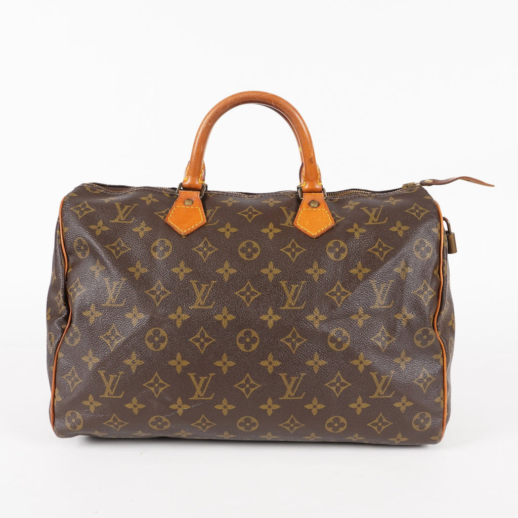 Authentic Louis Vuitton Monogram Speedy 35 Handbag vintage M41524 05E095940013