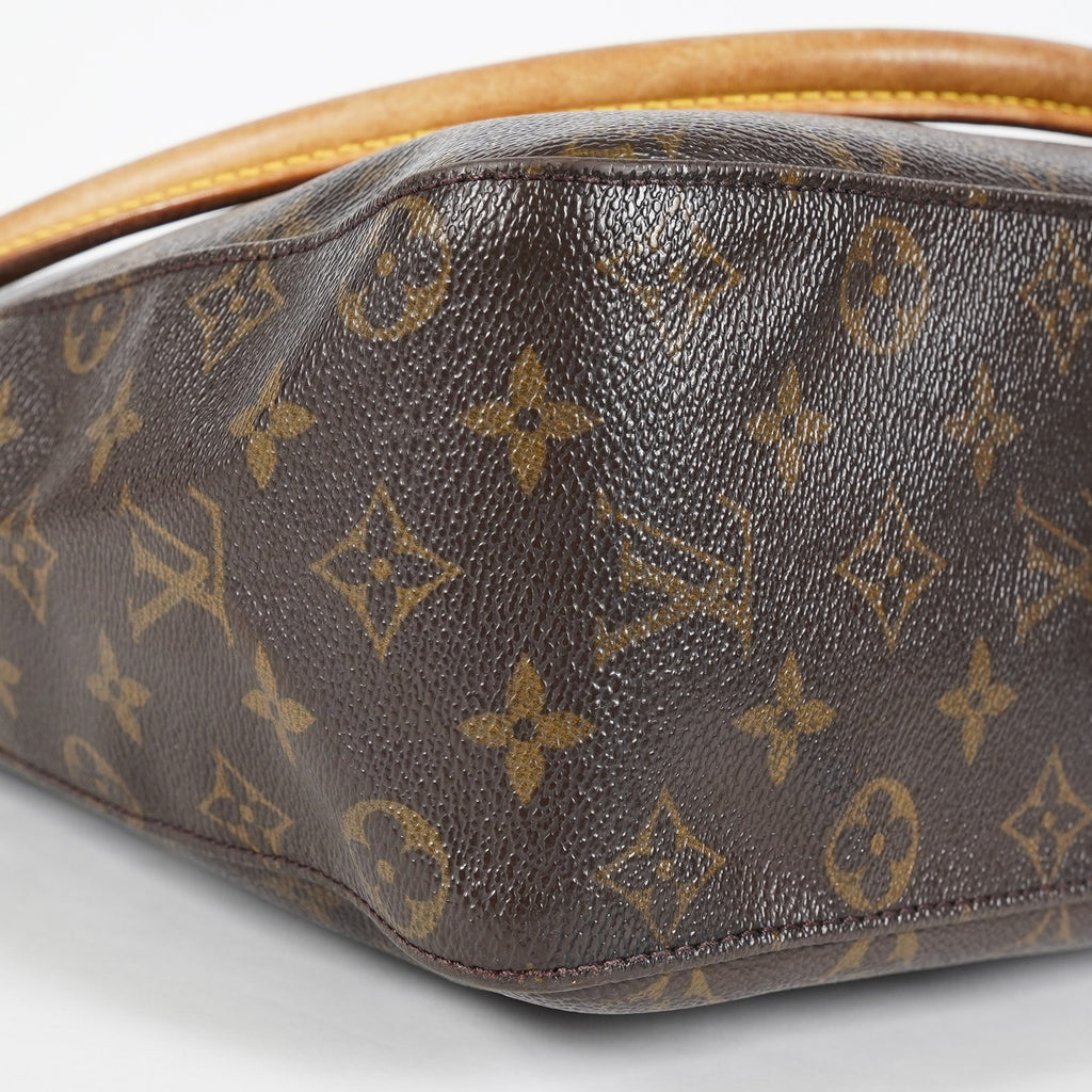 Louis Vuitton Monogram Looping GM Shoulder Bag M51145 Vintage Brown 07E033300010