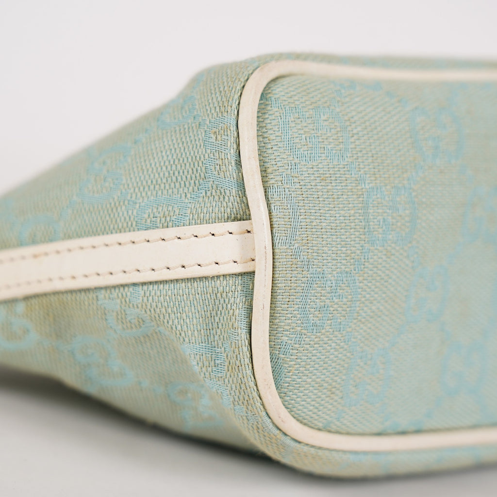 Authentic Louis Vuitton Monogram Denim Pochette M83532 Shoulder Bag 06E272090023