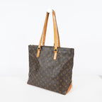 Louis Vuitton Cabas Mezzo Tote M51151 Monogram Canvas Brown Vintage 07A032860008