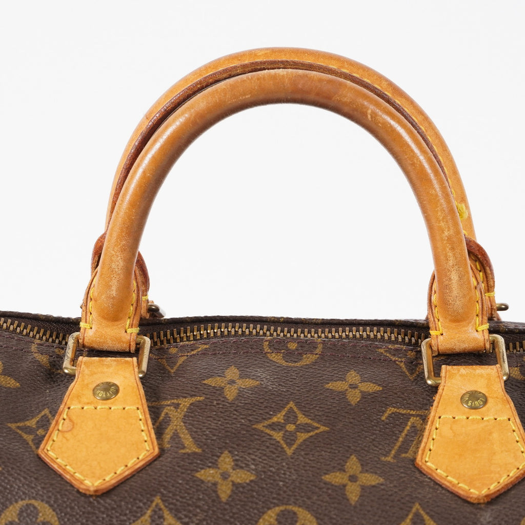 Authentic Louis Vuitton Monogram Speedy 35 M41524 Handbag 02A186463611