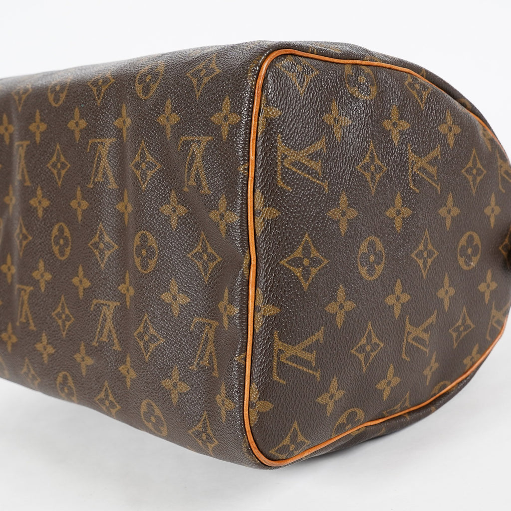 Louis Vuitton Speedy 30 Monogram Canvas Brown Hand Bag Used M41526 07A037035614