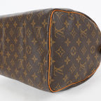 Louis Vuitton Speedy 30 Monogram Canvas Brown Hand Bag Used M41526 07A037035614