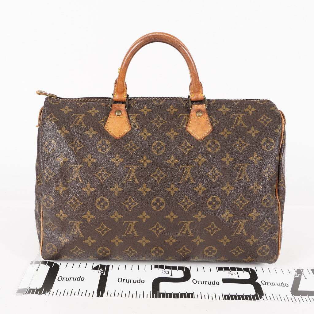 Authentic Louis Vuitton Monogram Speedy 35 Hand bag M41524 vintage 06E074070013