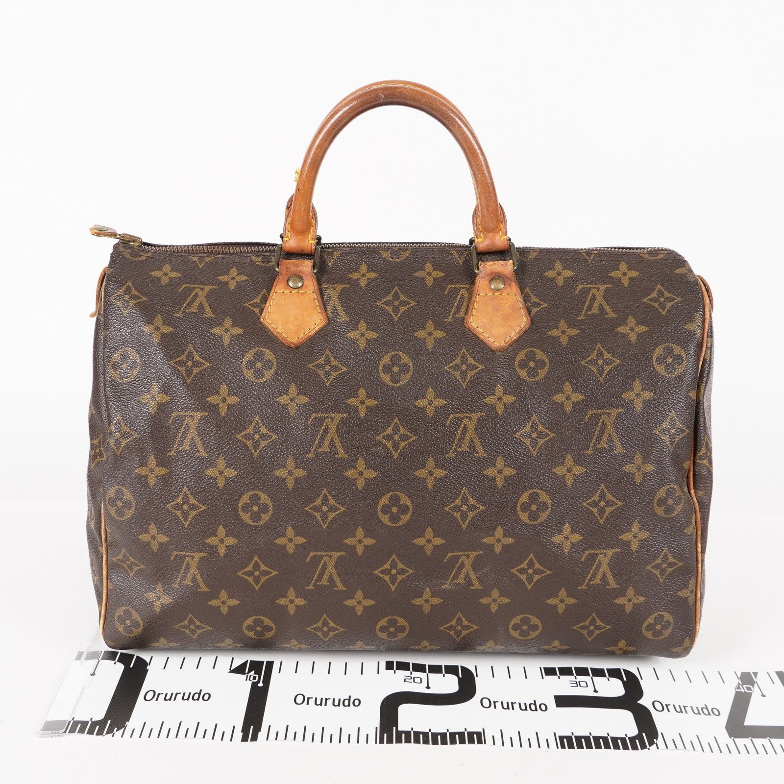 Authentic Louis Vuitton Monogram Speedy 35 Hand bag M41524 vintage 06E074070013