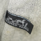 Auth Hermes Fourre-Tout MM Gray Canvas Tote Hand Bag Vintage Used 07E27825005