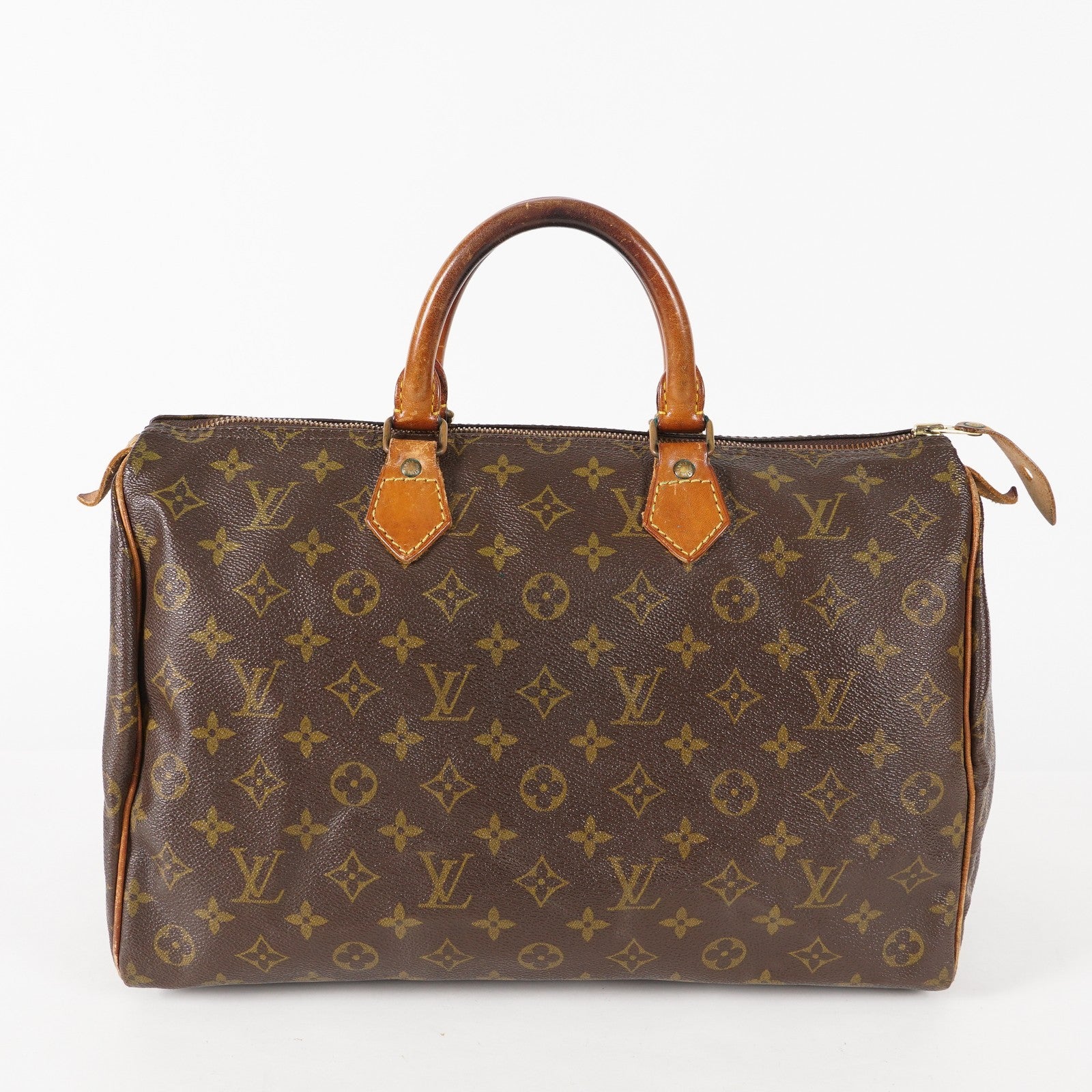 Authentic Louis Vuitton Monogram Speedy 35 M41524 Handbag 01E054950021