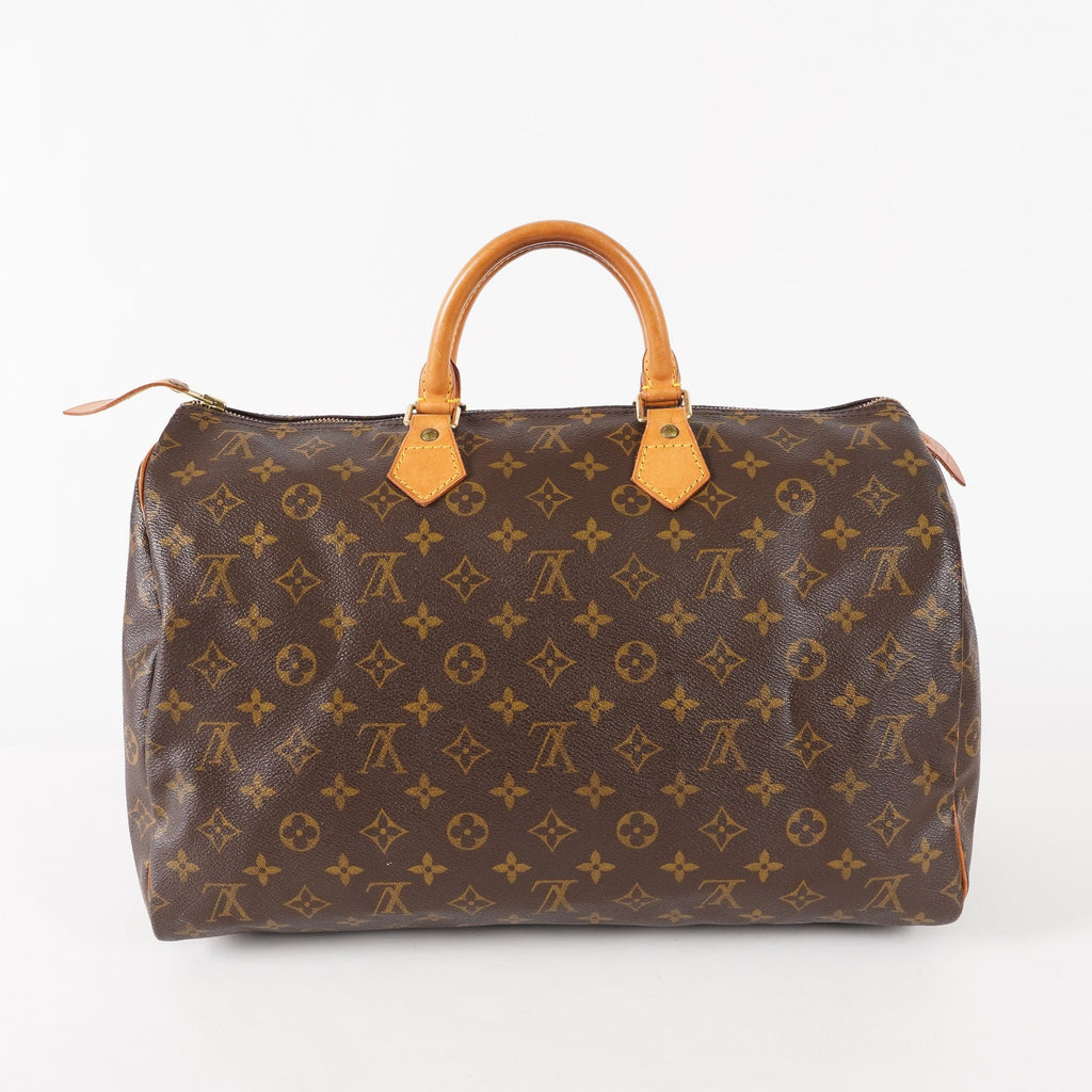 Authentic Louis Vuitton Monogram Speedy 40 M41522 Hand Boston Bag 03E057370011
