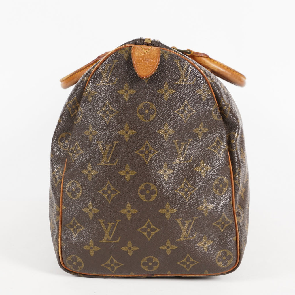 Authentic Louis Vuitton Monogram Speedy 40 Hand Boston Bag M41522 01E095830030