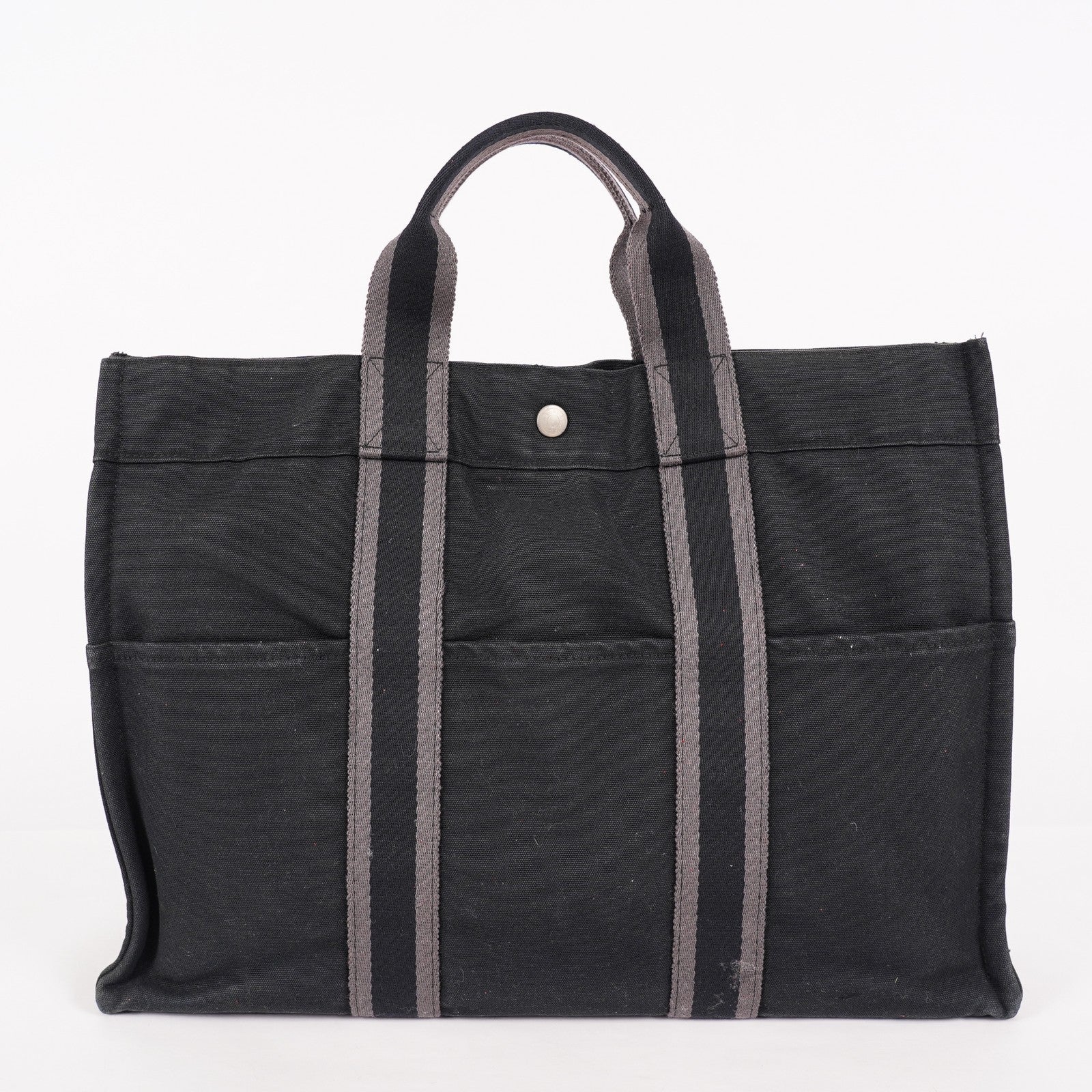 Hermes Fourre-Tout MM Huroto Tote Bag Black 06E31715025