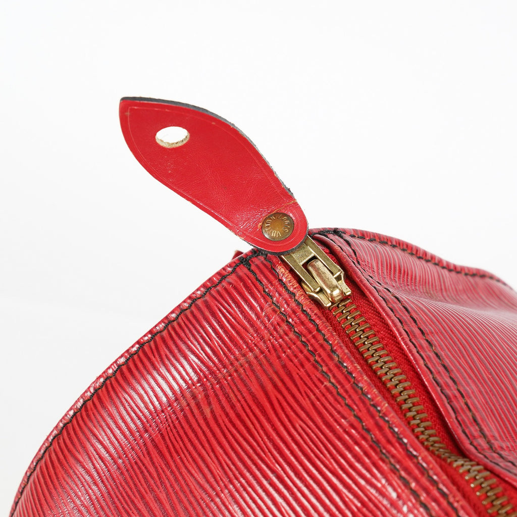 Louis Vuitton Speedy 40 M42987 Epi Leather Red Used Handbag 02E024576025