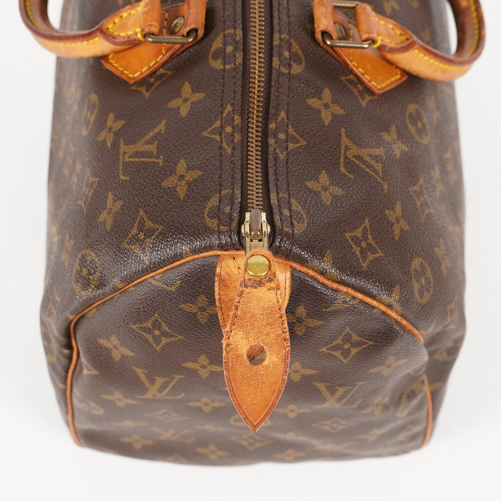 Authentic Louis Vuitton Monogram Speedy 35 Handbag vintage M41524 06E386050002